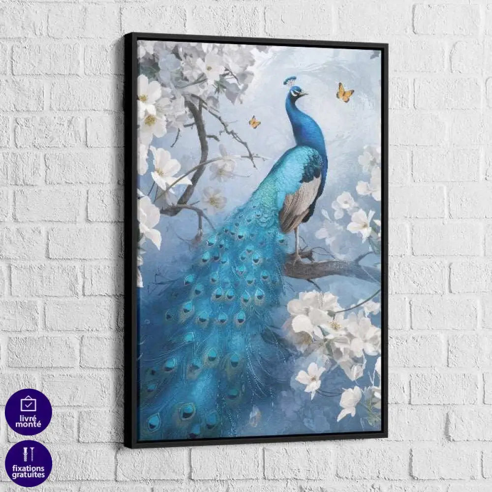 Tableau Moderne | Paon des Jardins | Offre De Bienvenue -20% c