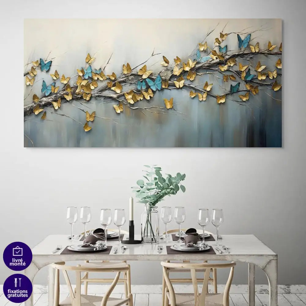 Tableau Papillon Symphonie Aérienne 4