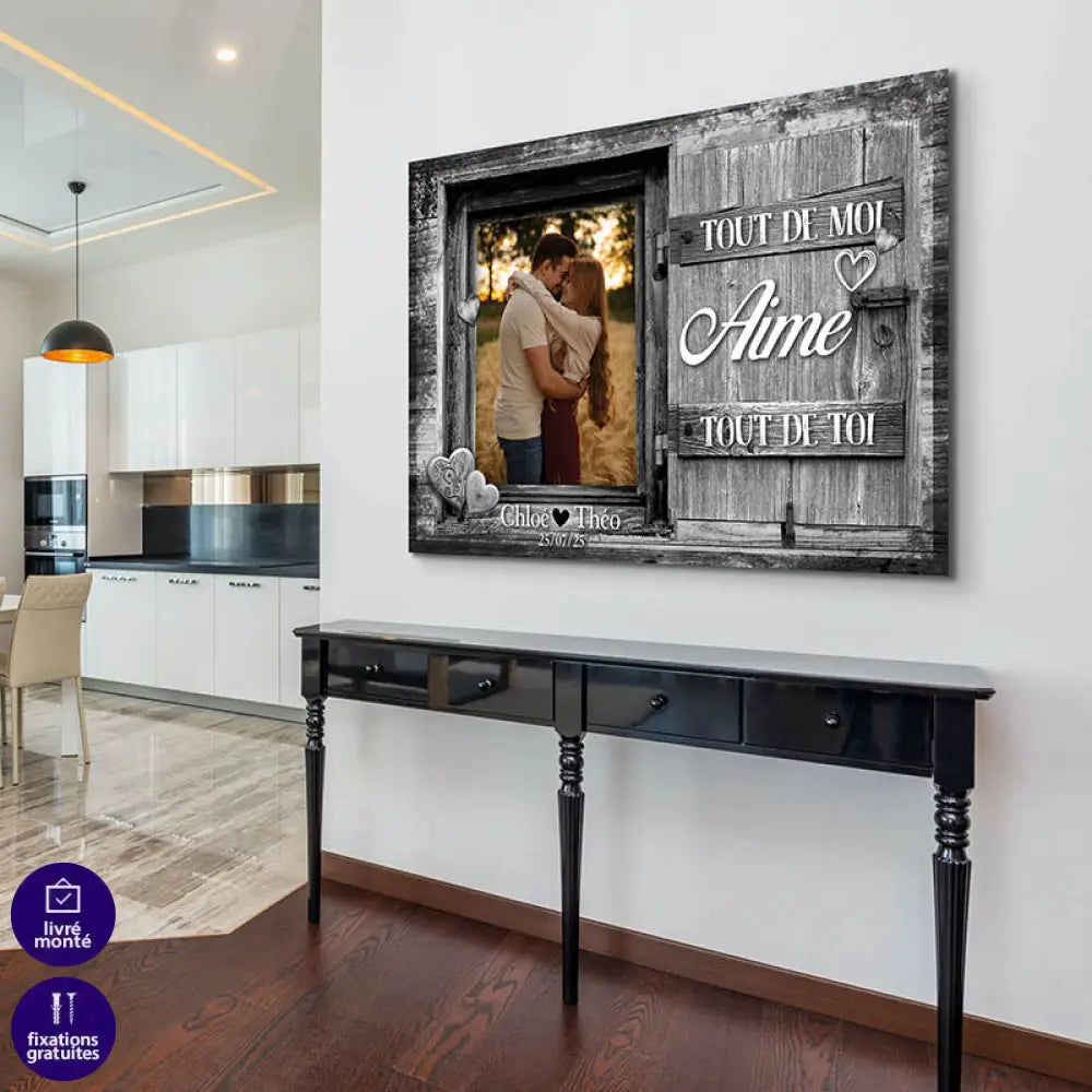 Tableau Personnalisé Cadre Photo L'amour 2