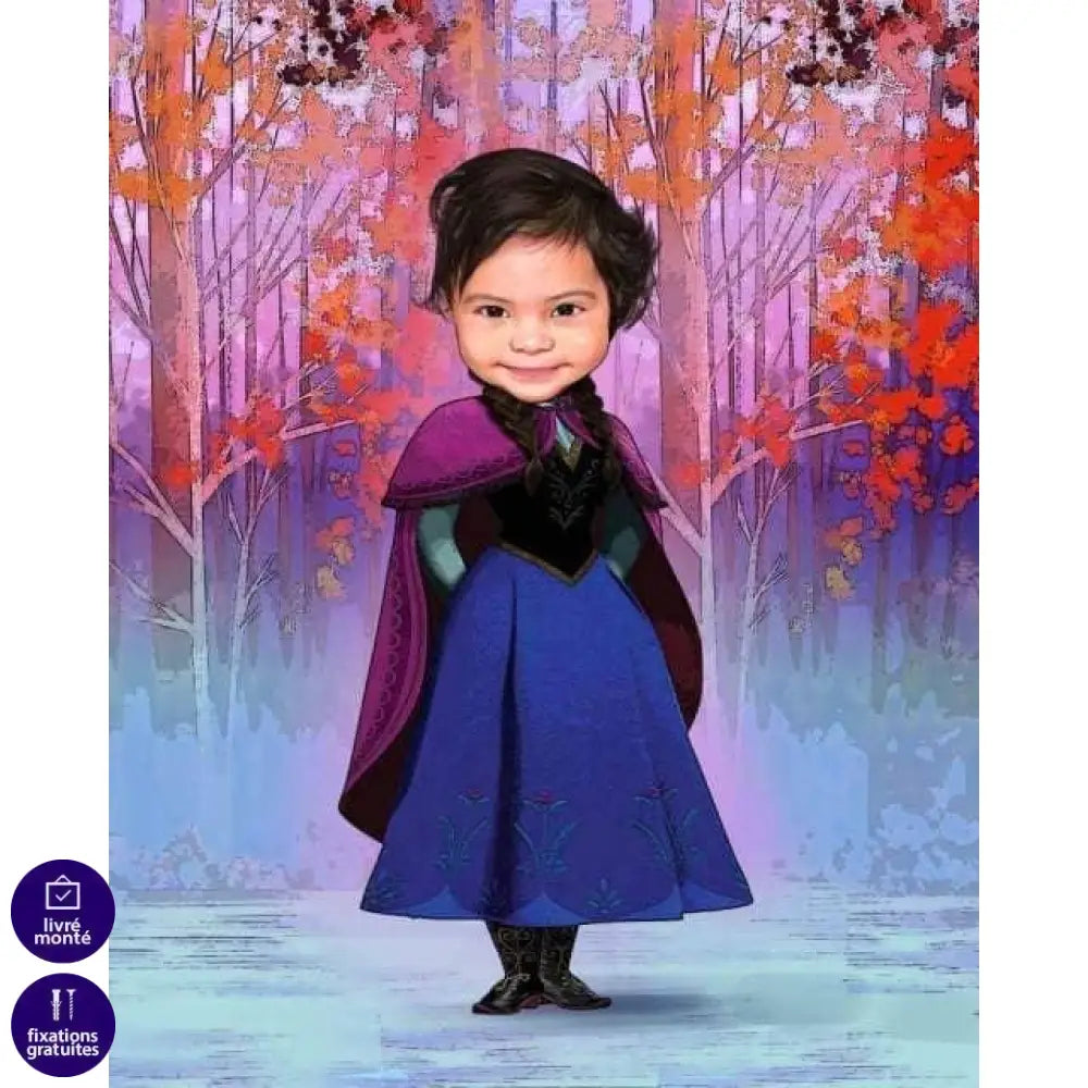 Tableau Personnalisé Enfant Gaming & Contes de Fées - Montableaudeco