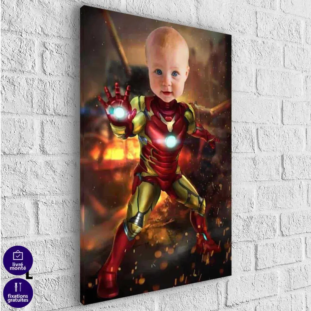 Tableau Personnalisé Super Héros l