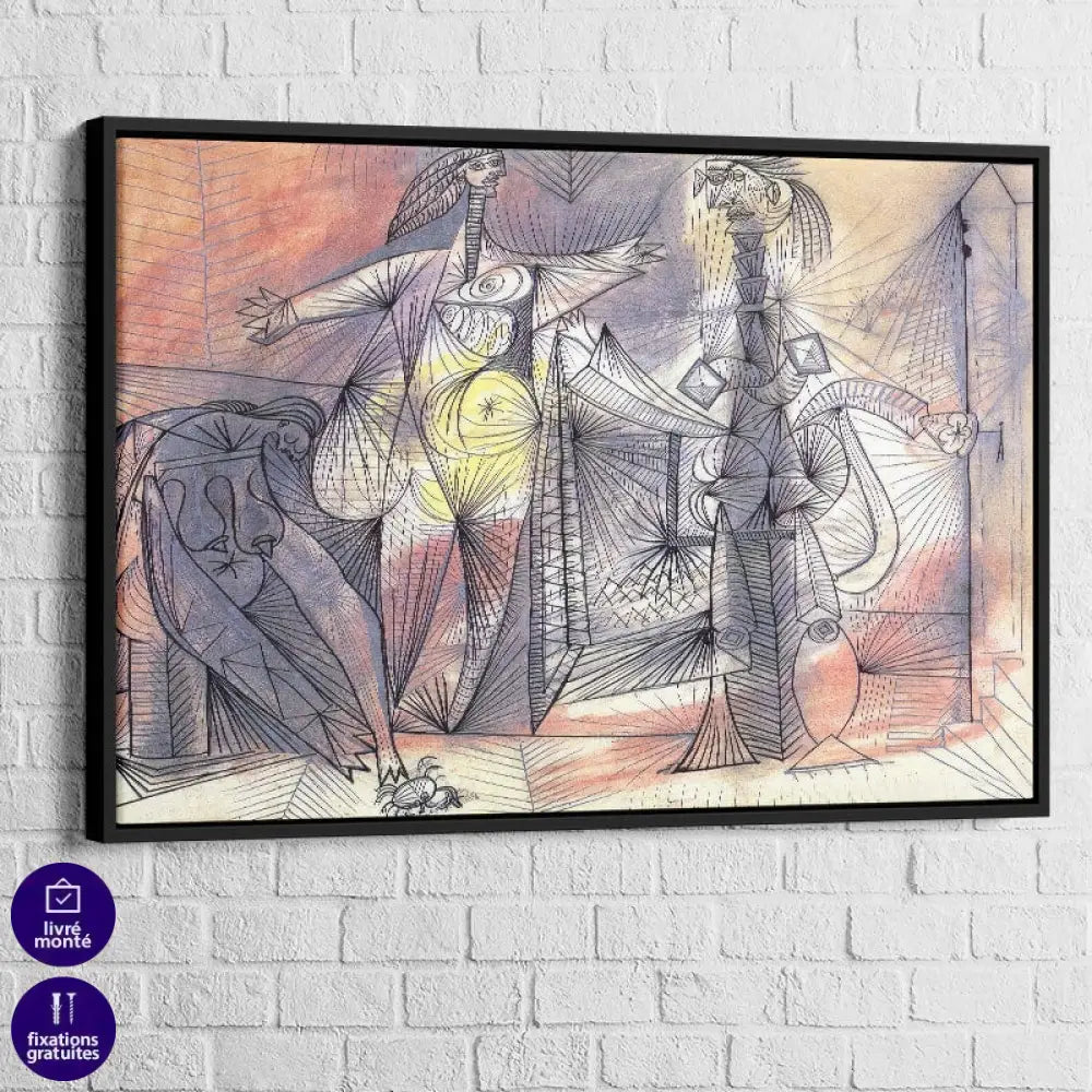 Tableau Picasso | Les Baigneuses au crabe B