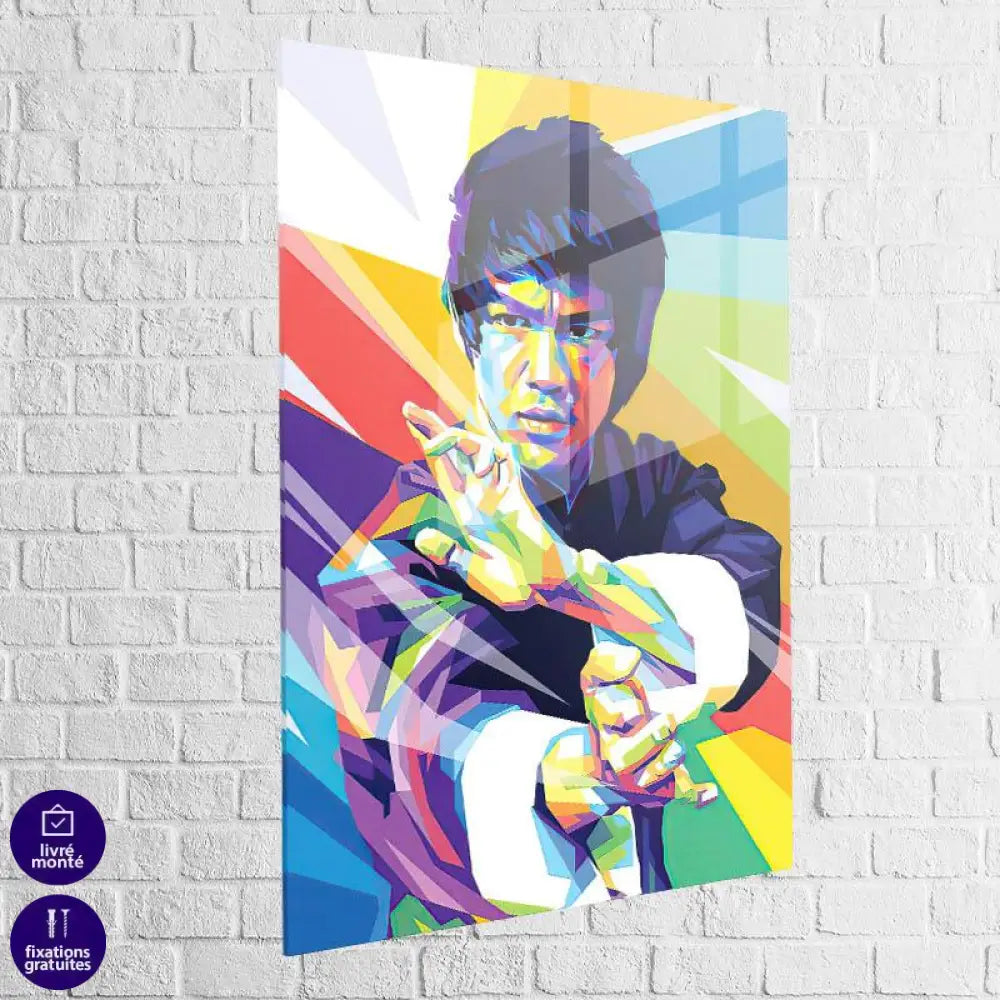 Tableau Pop Art Bruce Lee - Montableaudeco