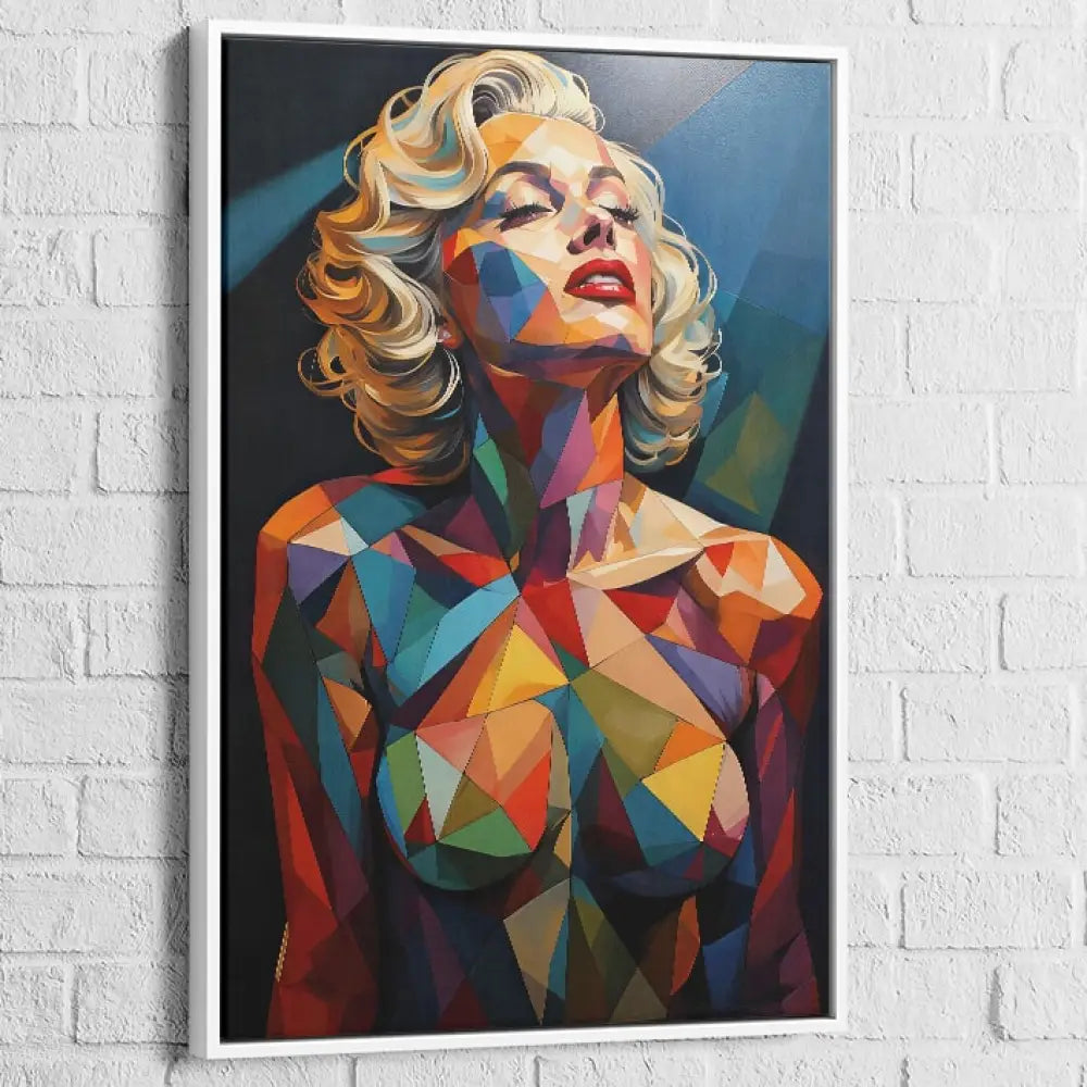 Tableau Mural Contemporain – Marilyn Facettée