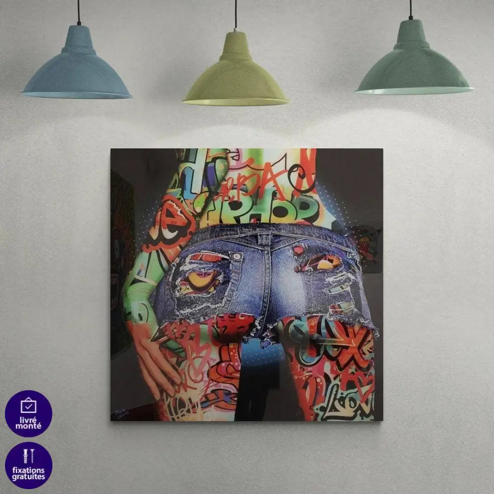 Tableau Pop Art Sexy Tatoo 3 pièces - Montableaudeco