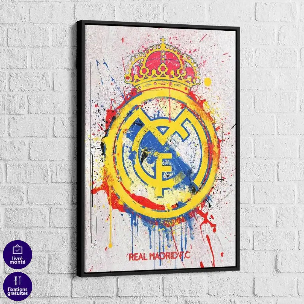 Tableau Real Madrid Graffiti - Montableaudeco
