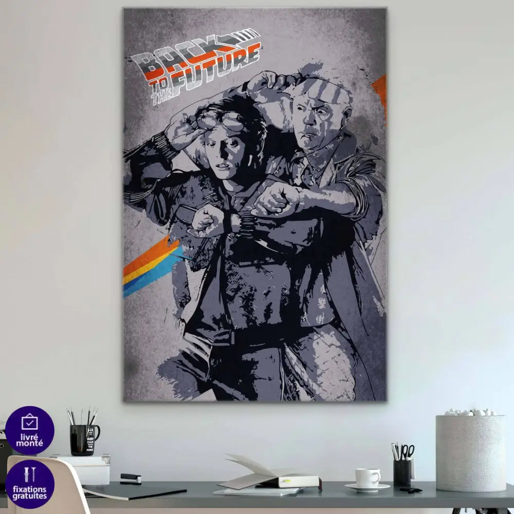 Tableau Retour vers le Futur - Montableaudeco