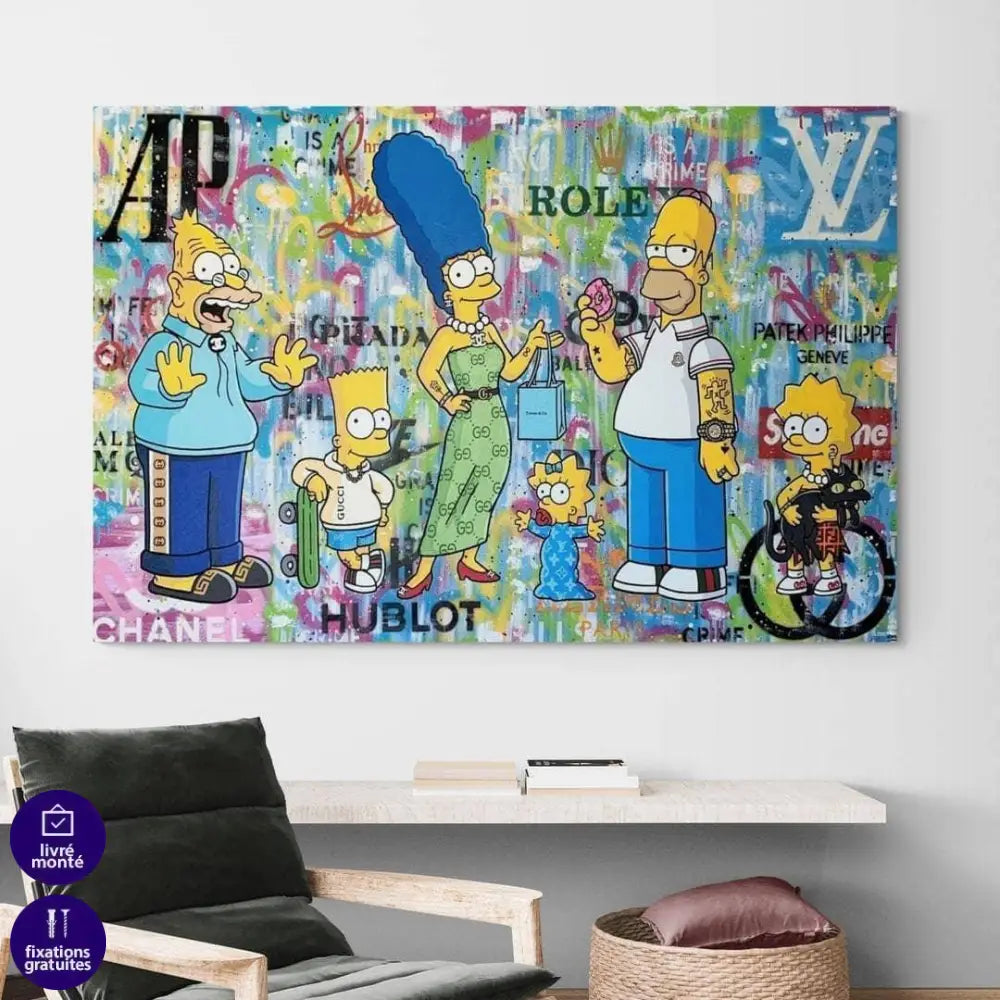 Tableau Simpson Fashion - Montableaudeco