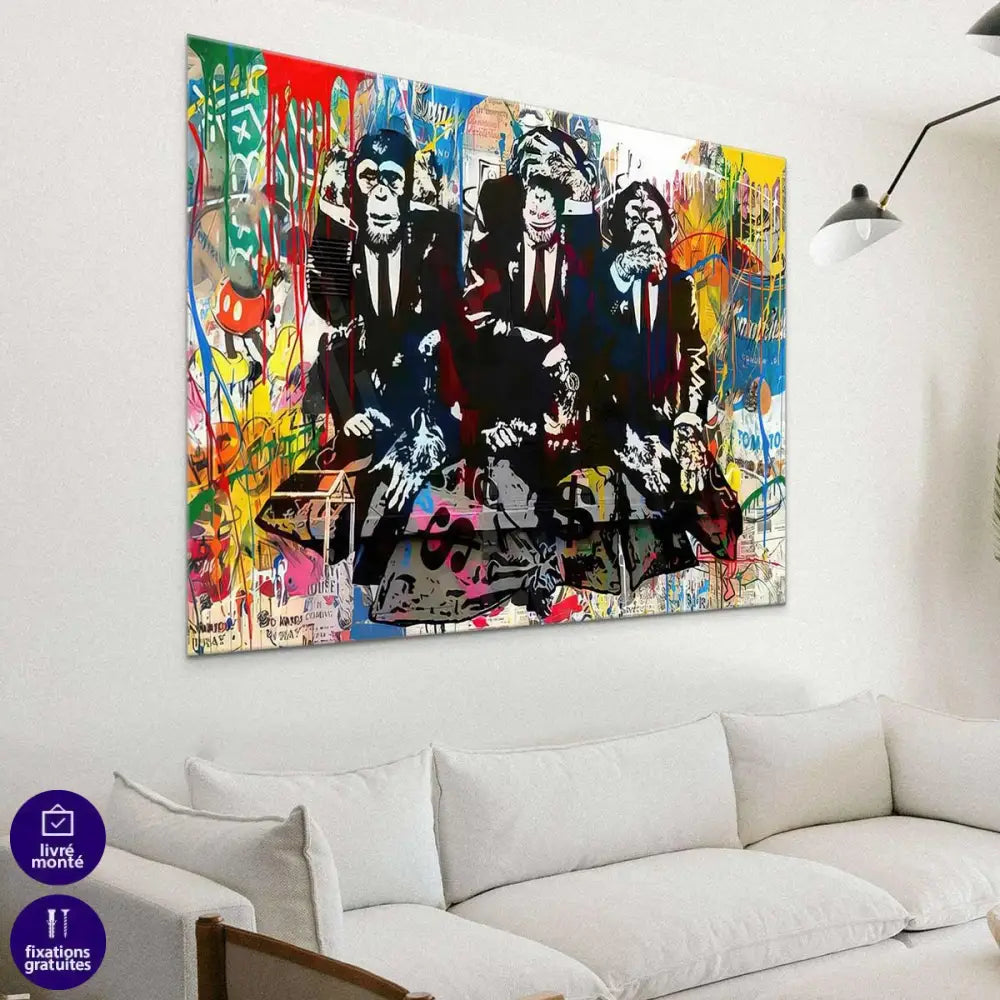 Tableau Singe Pulp - Montableaudeco