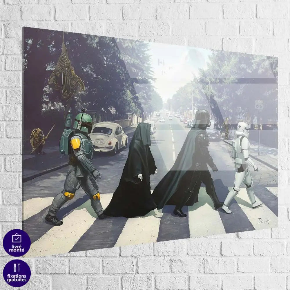 Tableau Star Wars en Mode Beatles f