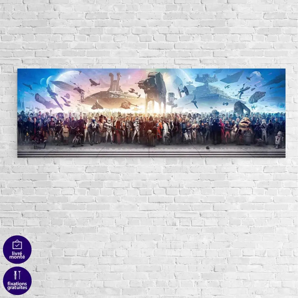 Tableau Star Wars Panoramique - Montableaudeco