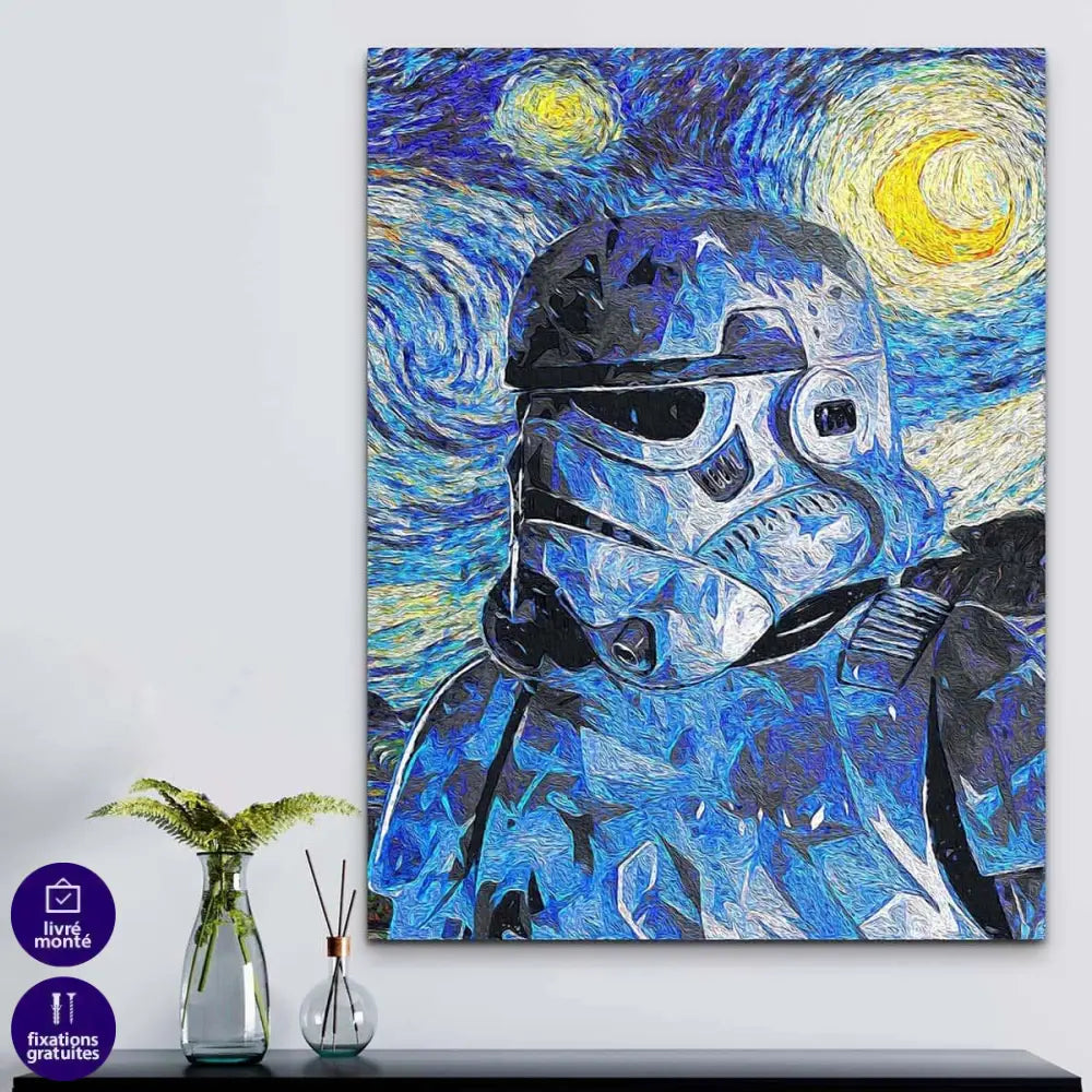 Tableau Star Wars Van Gogh Collection - Montableaudeco