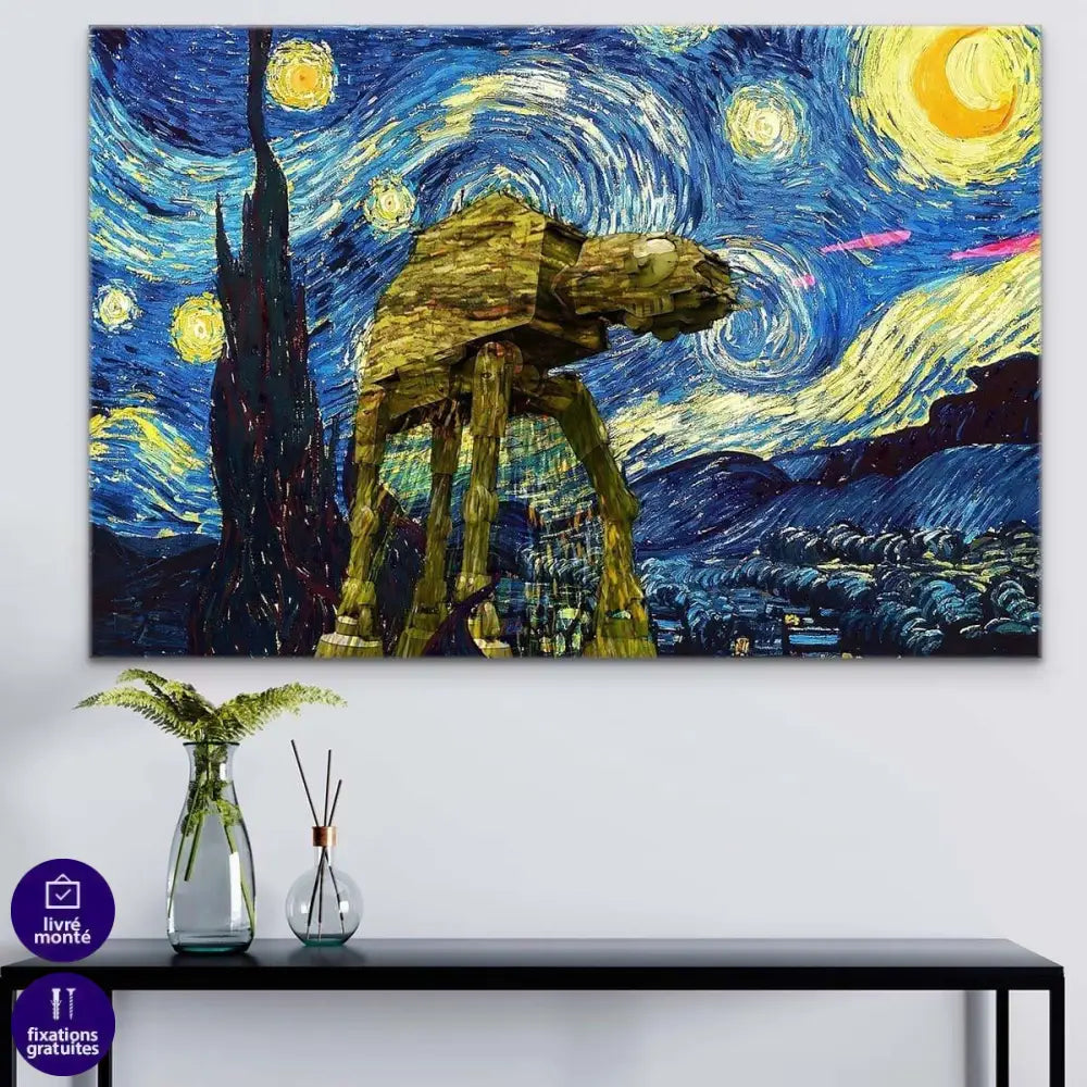 Tableau Star Wars Van Gogh Collection - Montableaudeco