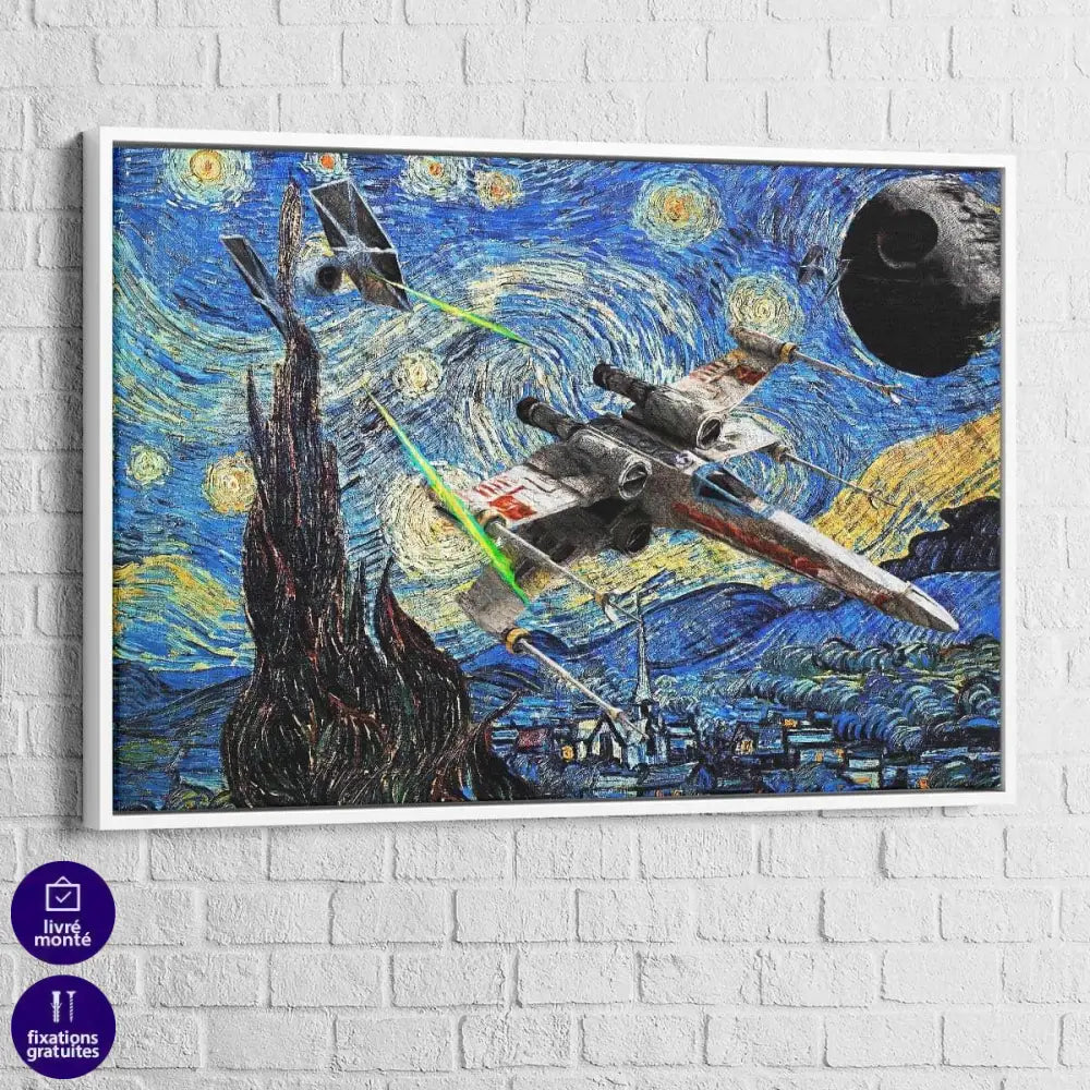 Tableau Star Wars Van Gogh Collection - Montableaudeco