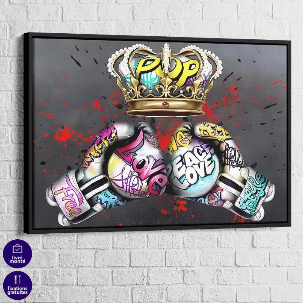 Tableau Street Art Boxing Royale - Montableaudeco