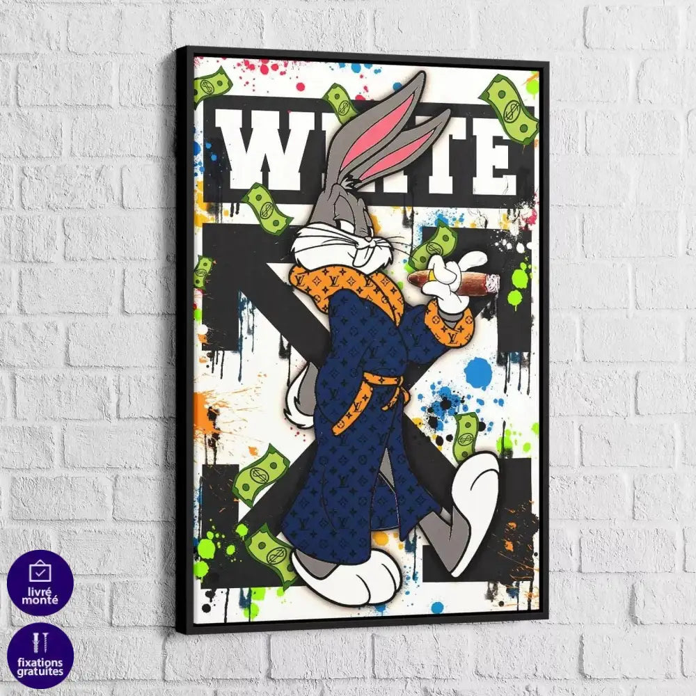 Tableau Street Art Bugs Bunny - Montableaudeco