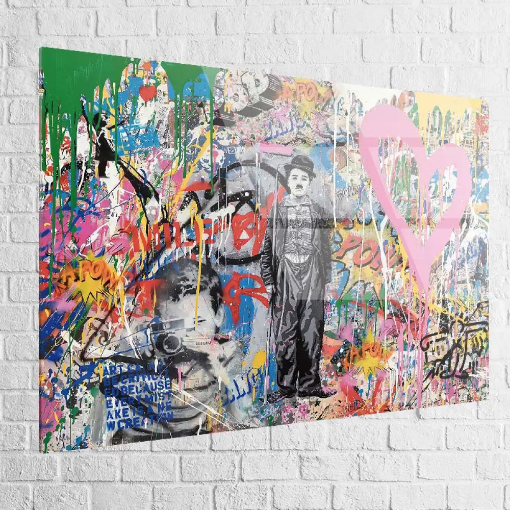 tableau graffiti pop art plexiglas
