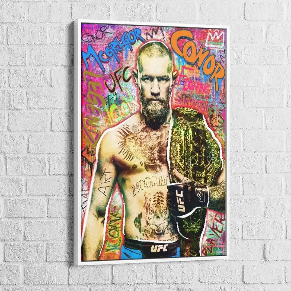 Tableau Street art Conor Mc Gregor - Montableaudeco
