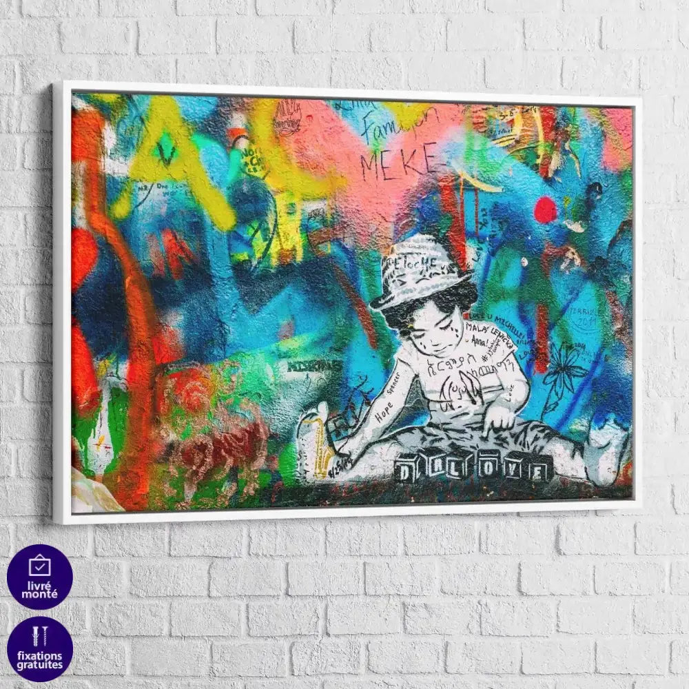 Tableau Street Art Dj Boy's - Montableaudeco