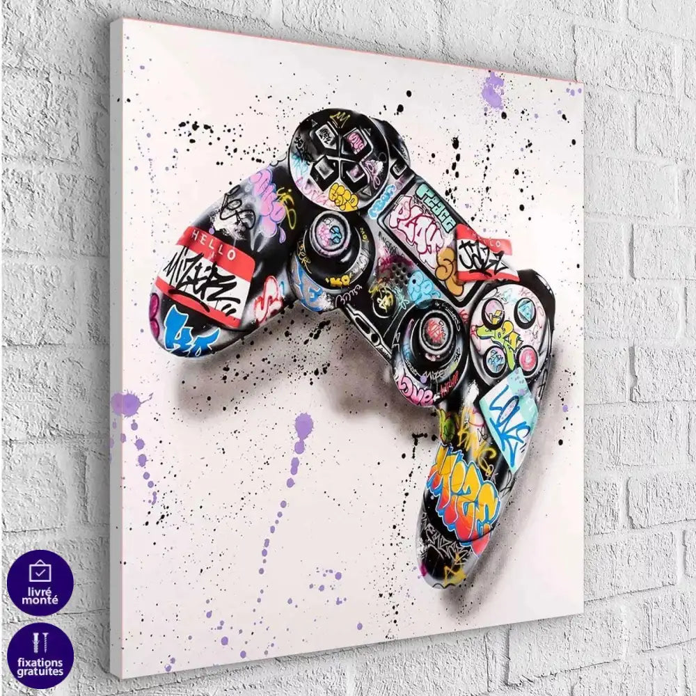 Tableau Street Art Gamer - Montableaudeco