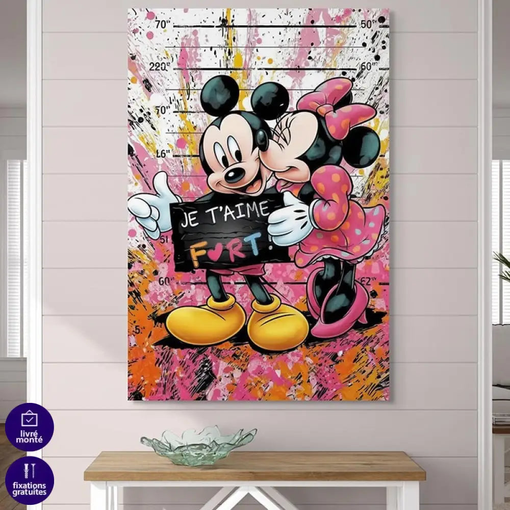 Tableau Street Art Je T’aime Fort Tableau Street Art