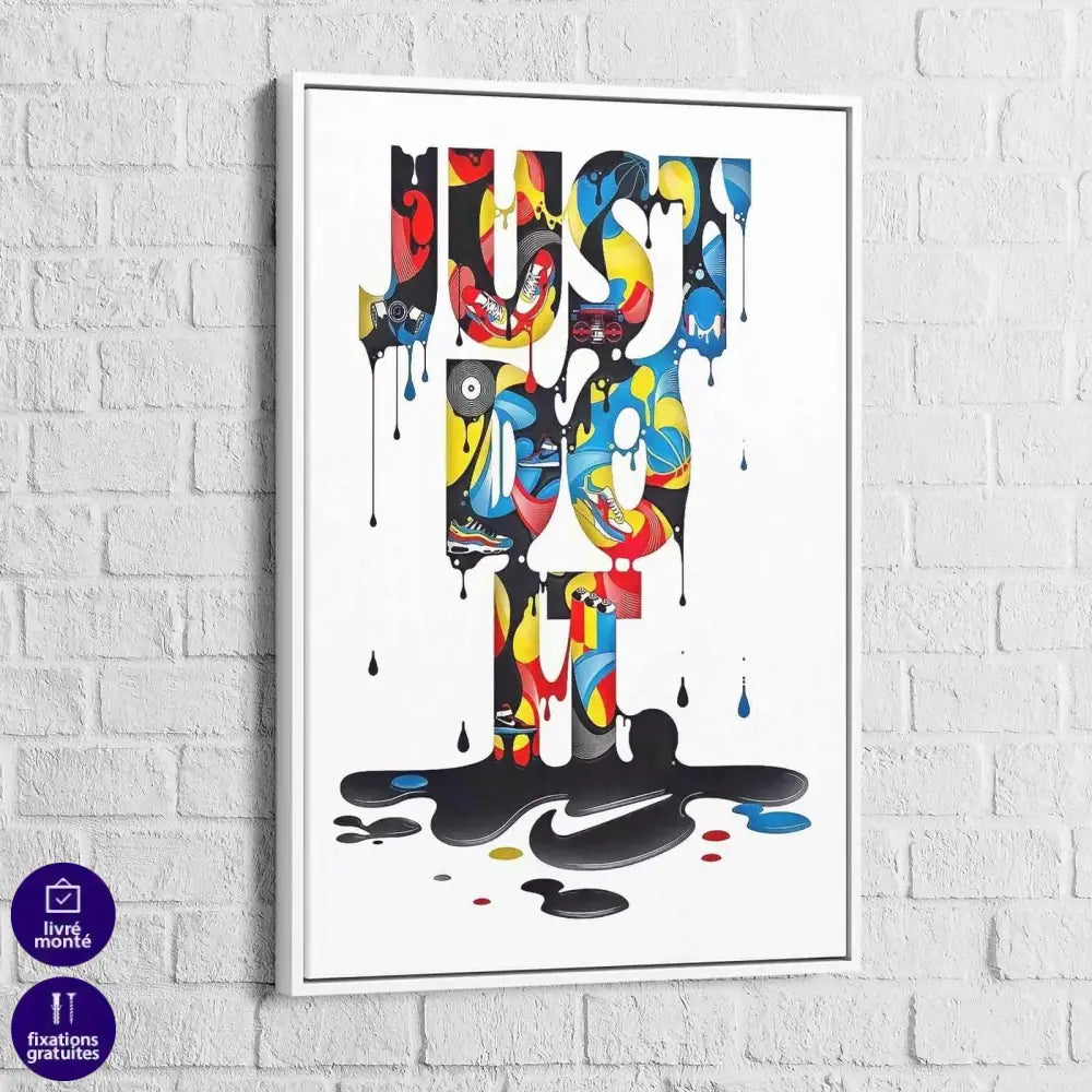 Tableau Street Art Just Do It - Montableaudeco