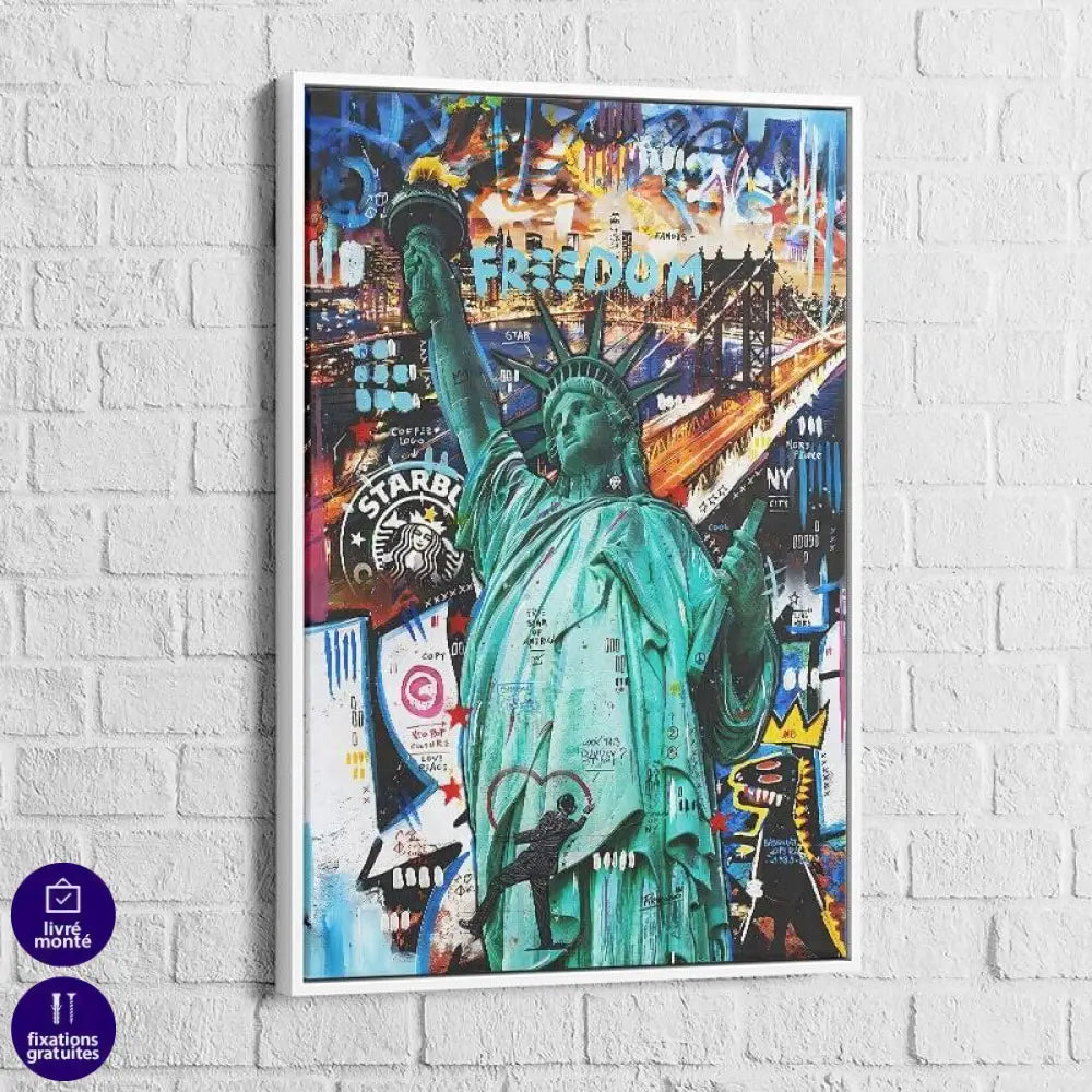 Tableau Street Art Liberty - Montableaudeco