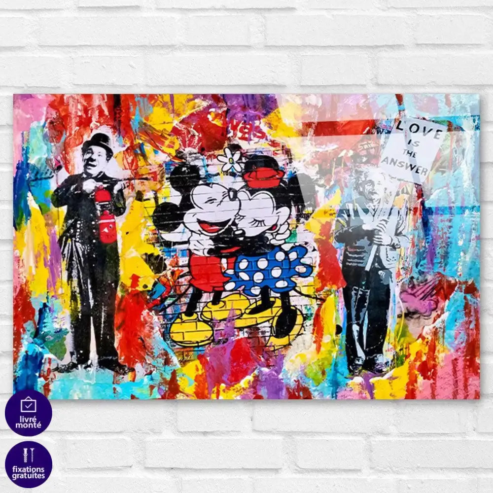Tableau Street Art Love Me - Montableaudeco