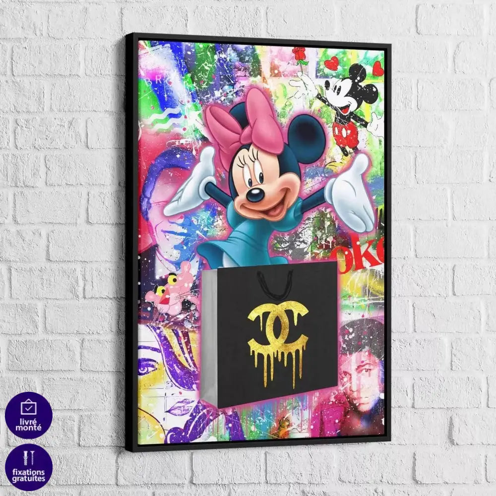 Tableau Street Art Minnie Bag - Montableaudeco