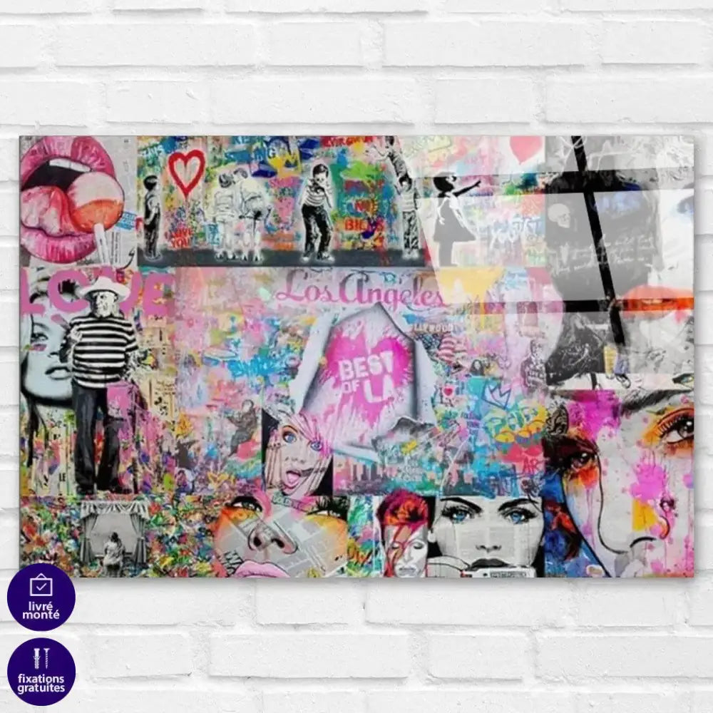 Tableau Street Art Mosaïque - Montableaudeco