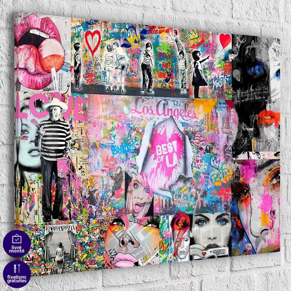 Tableau Street Art Mosaïque - Montableaudeco