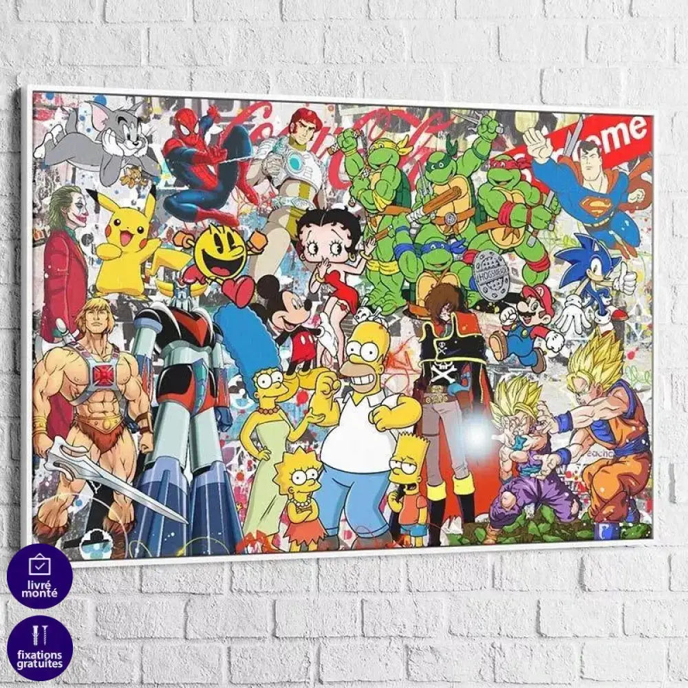 Tableau Street Art Pop Culture 2 - Montableaudeco