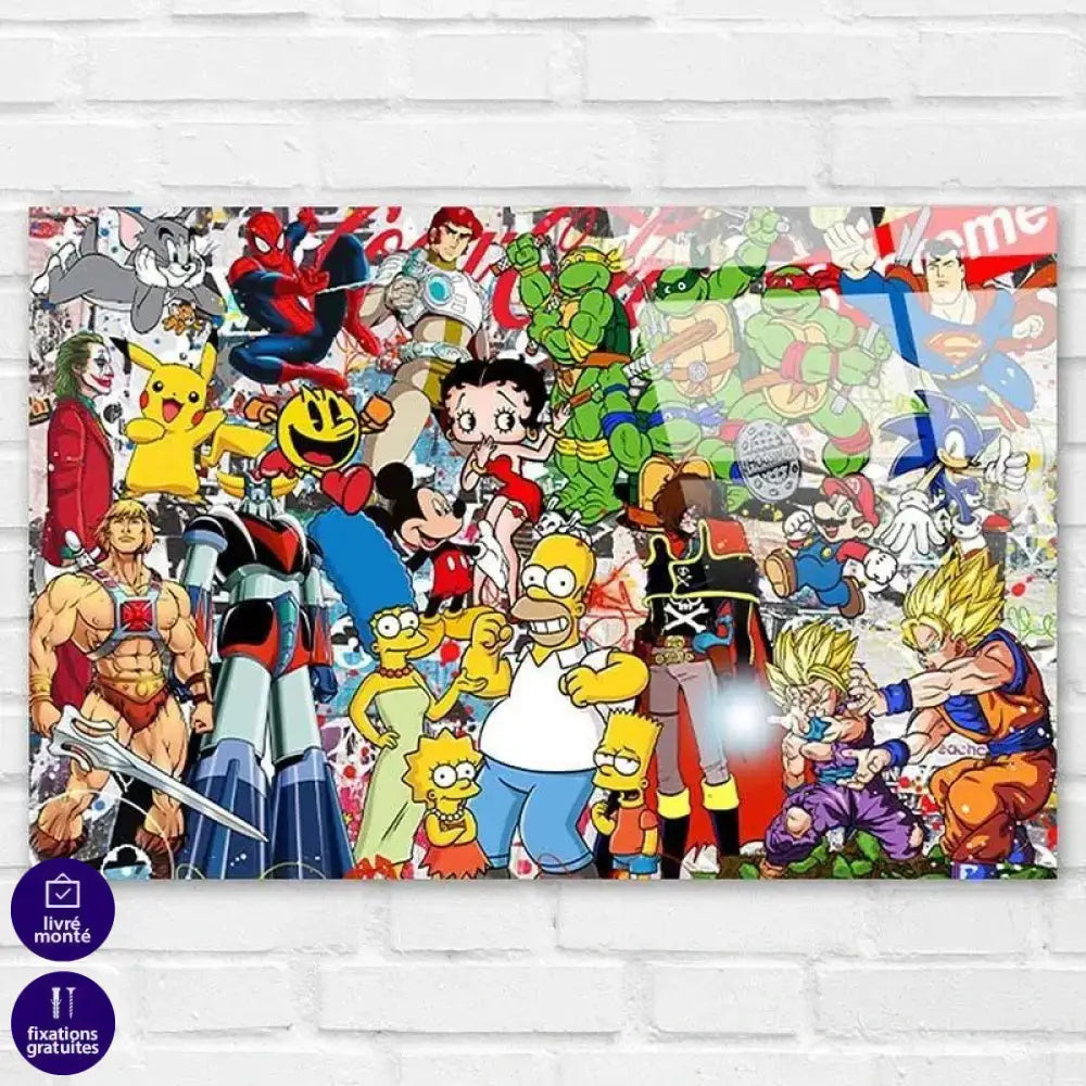 Tableau Street Art Pop Culture 2 - Montableaudeco