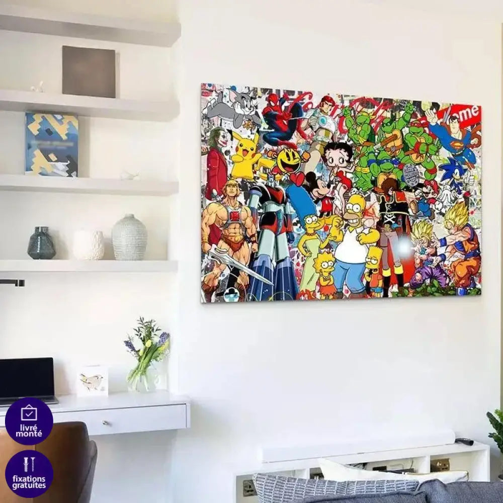 Tableau Street Art Pop Culture 2 - Montableaudeco