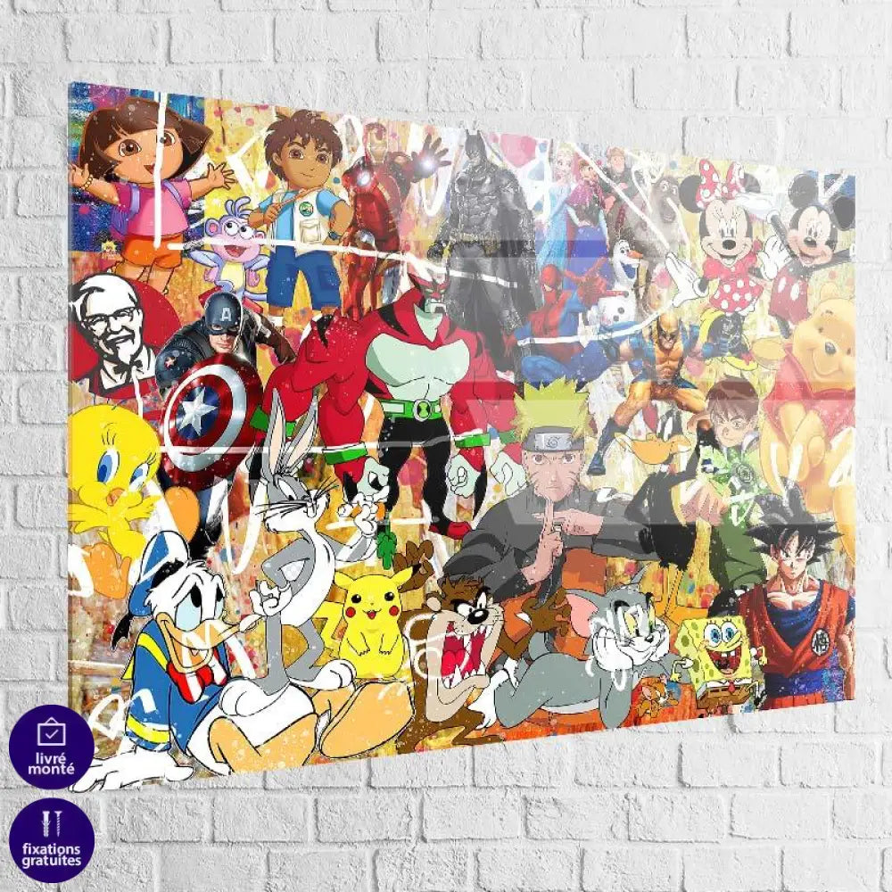 Tableau Street Art Pop Culture 3 - Montableaudeco