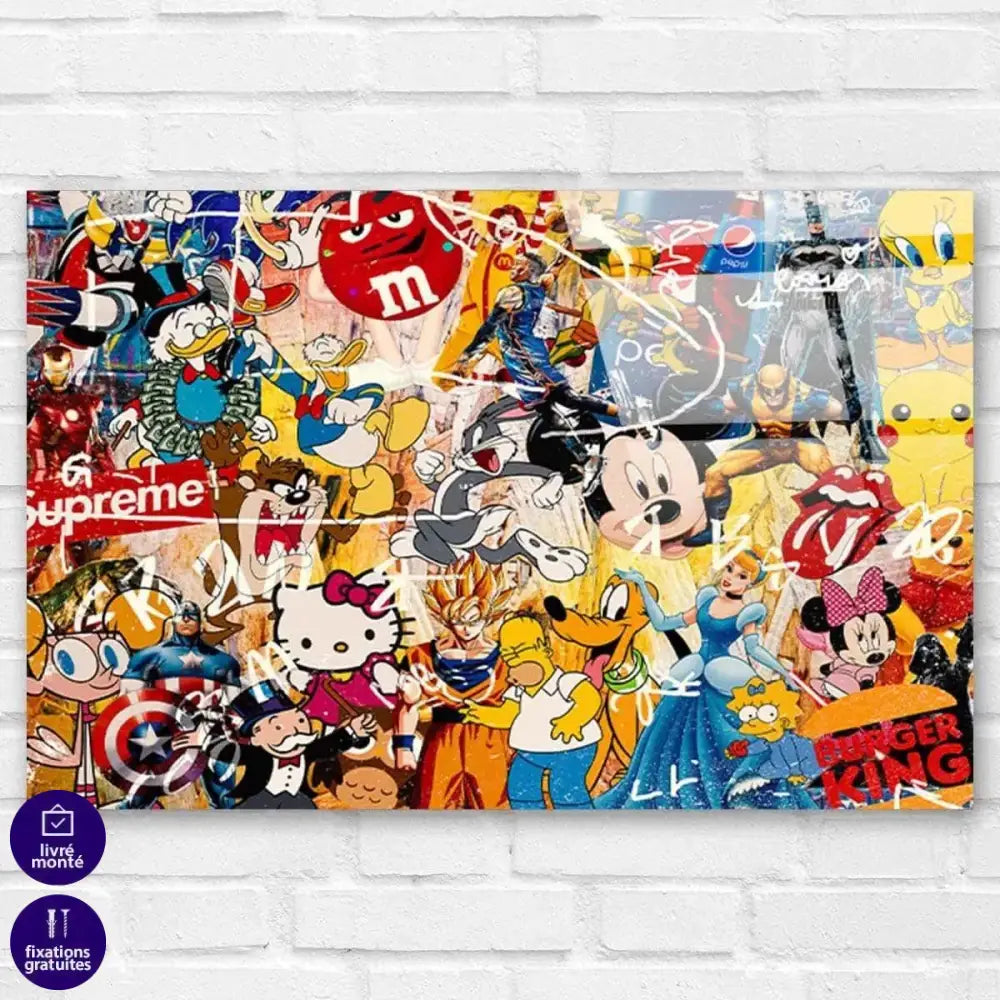 Tableau Street Art Pop Culture - Montableaudeco