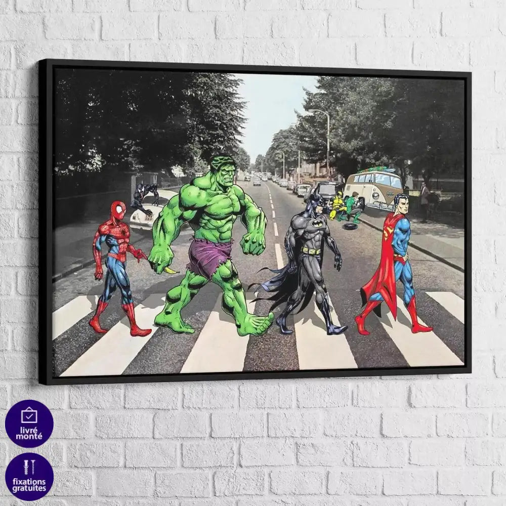 Tableau Street Marvel Abbey Road - Montableaudeco
