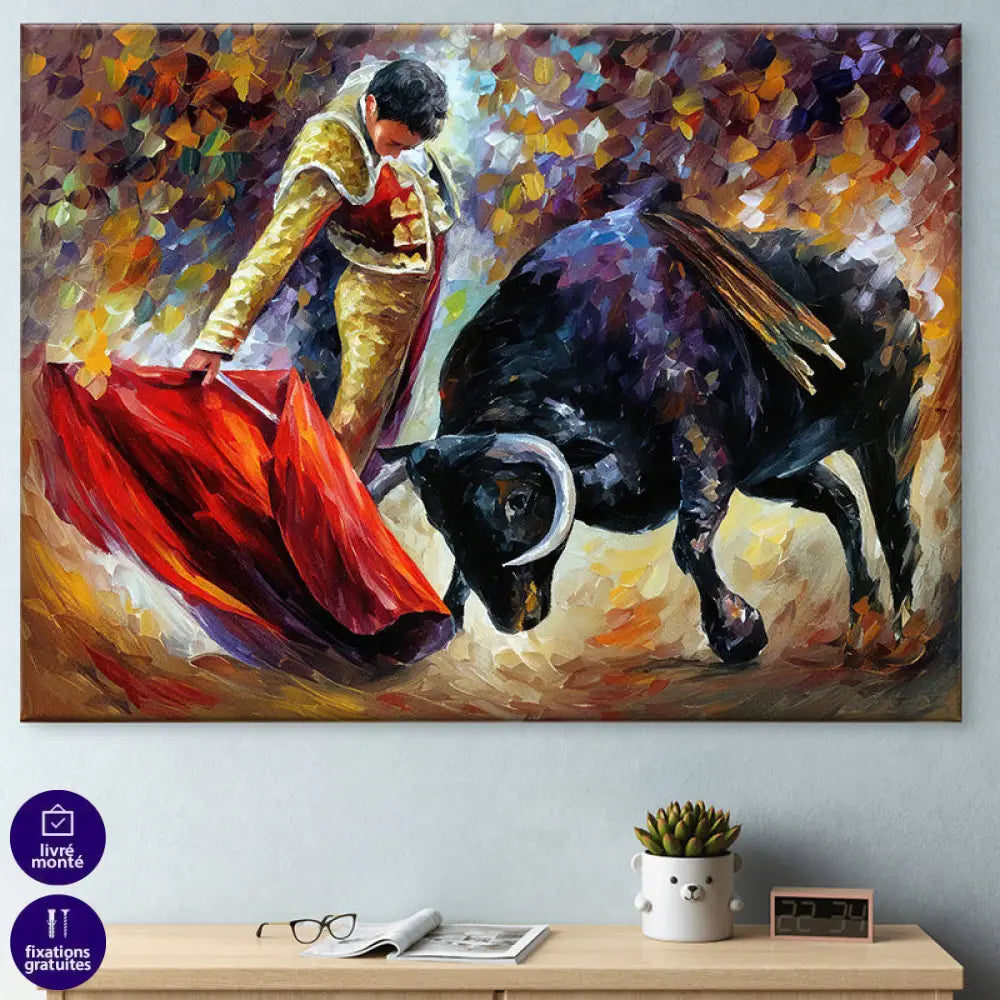 Tableau Taureau La Chorégraphie du Destin d