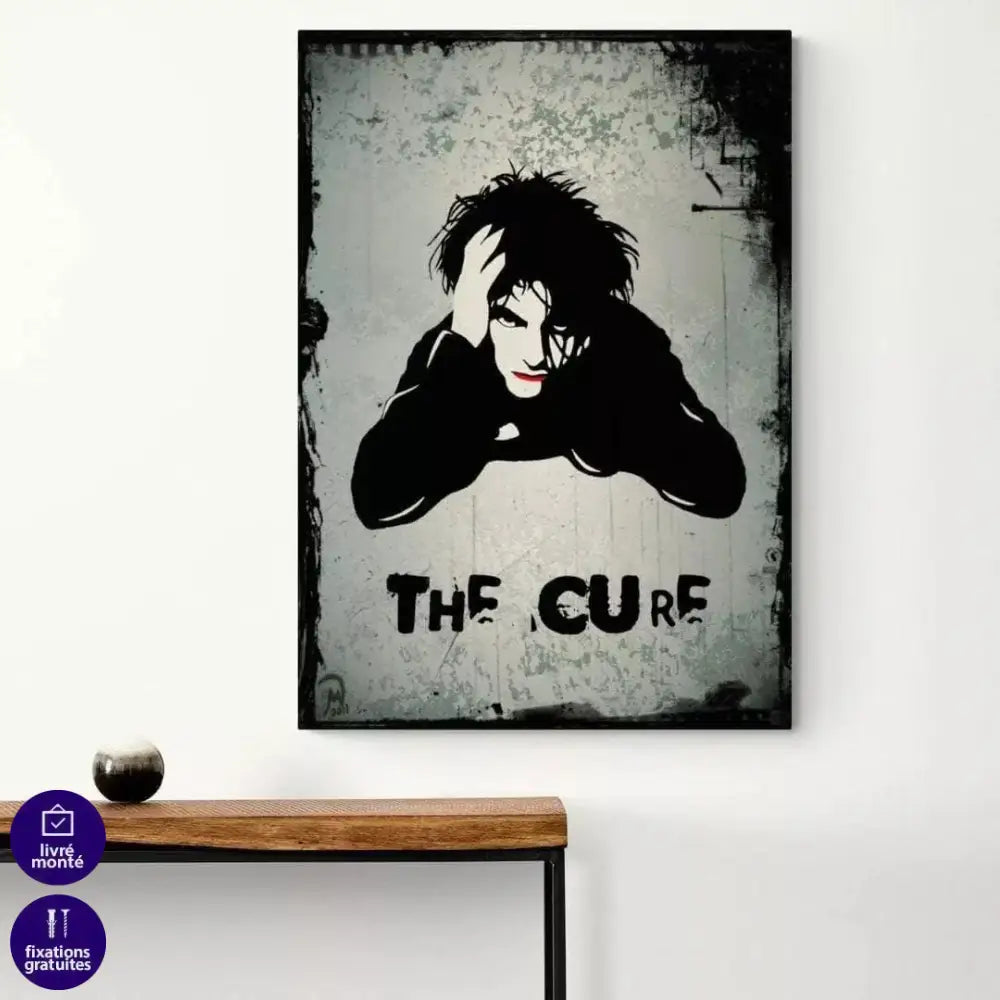 Tableau The Cure Robert Smith - Montableaudeco