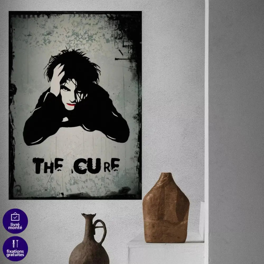Tableau The Cure Robert Smith - Montableaudeco