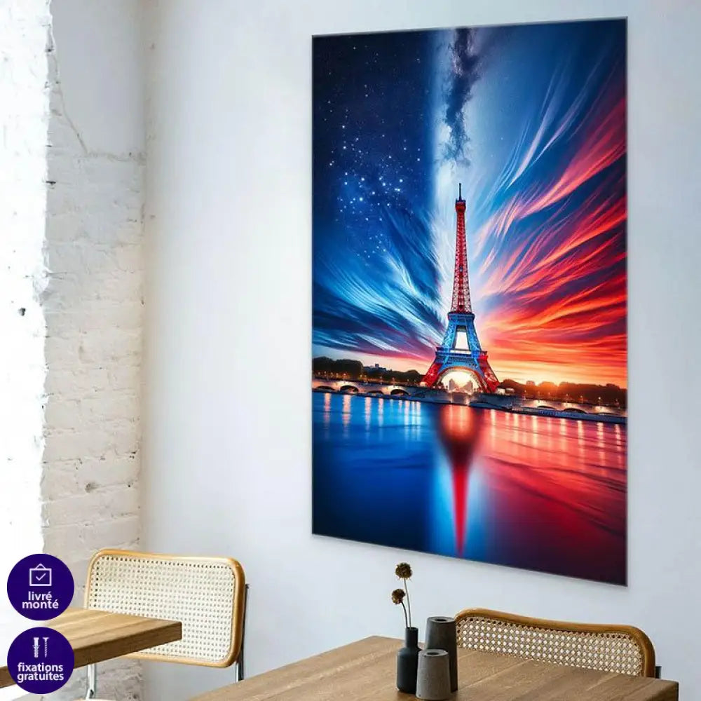 Tableau Tour Eiffel France - Montableaudeco