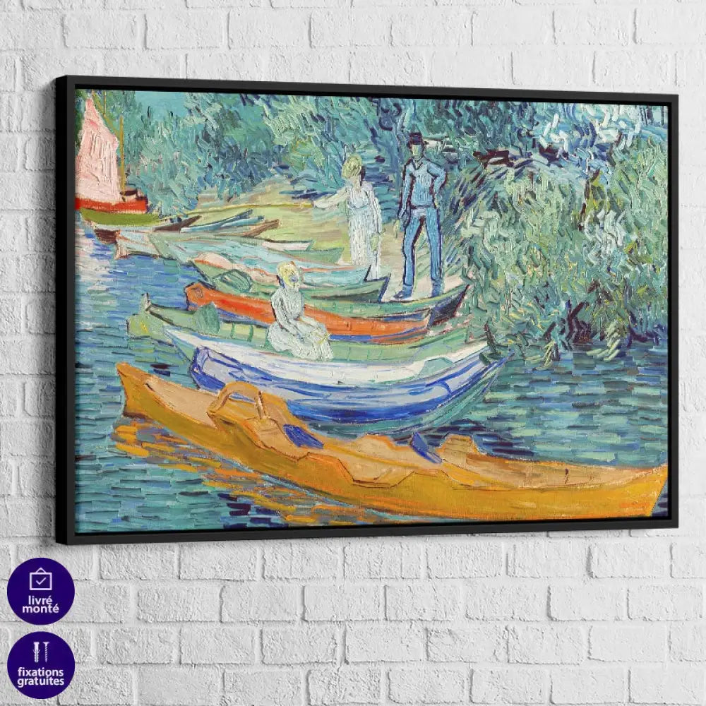 Tableau Van Gogh bord de l'oise B