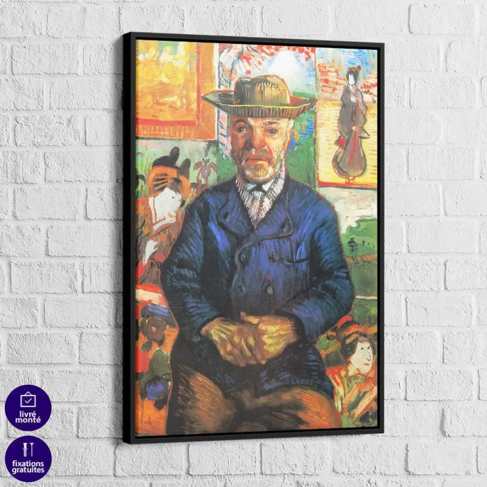Tableau Van Gogh | Portrait du père Tanguy c