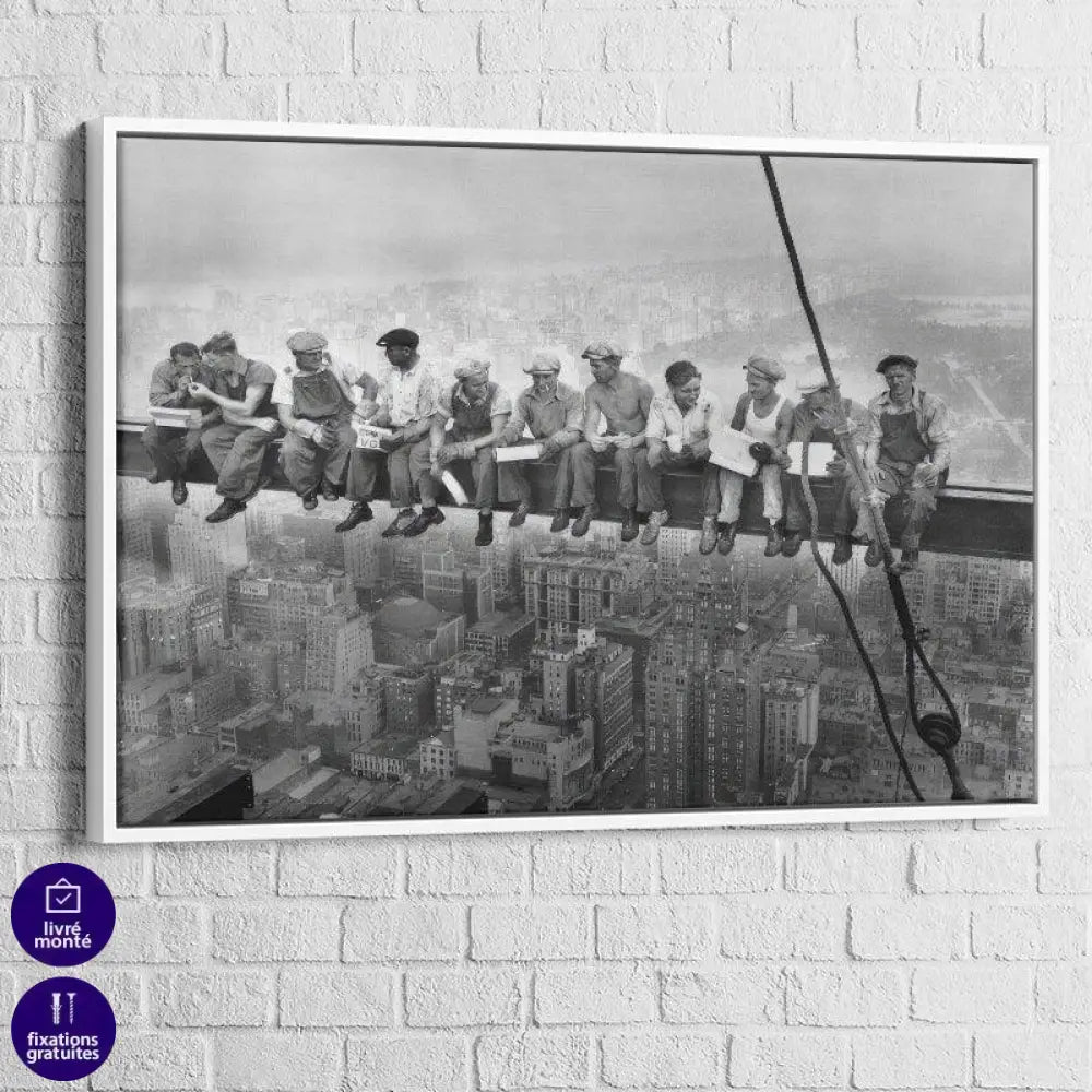 Tableau Vintage Rockefeller Plaza - Montableaudeco