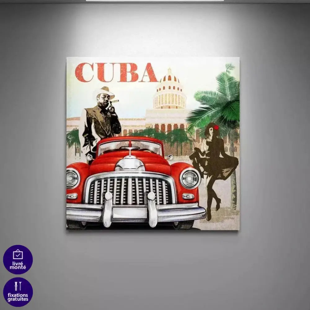 Tableau Vintage Ville Collection - Montableaudeco