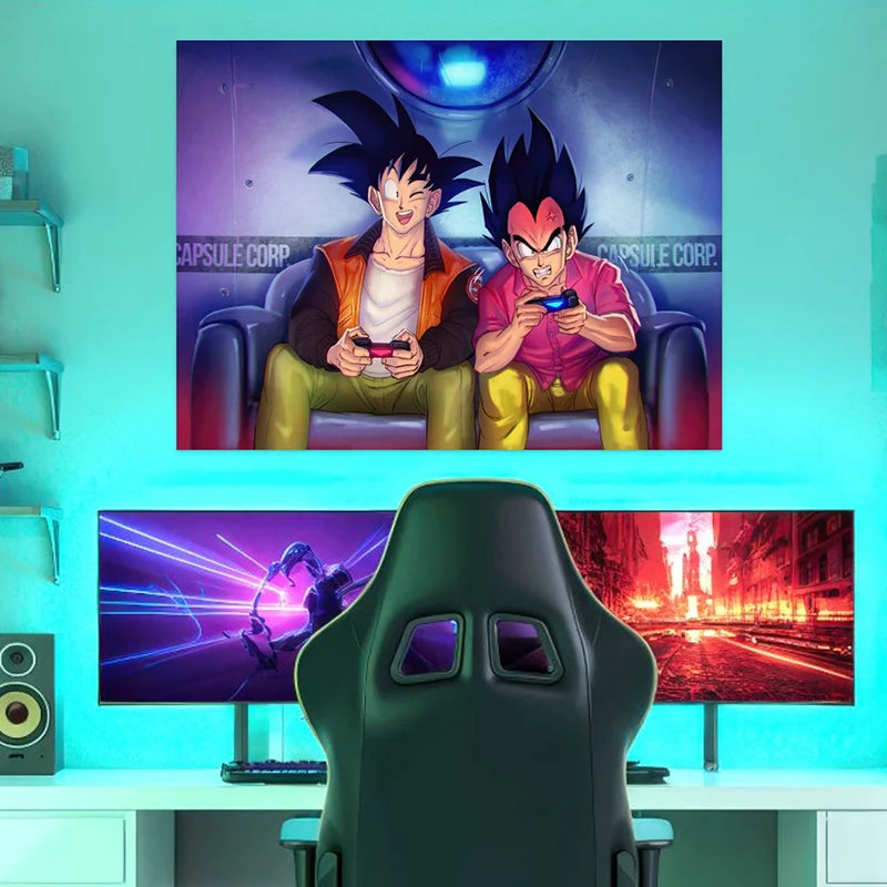 tableau dragon ball original et drôle