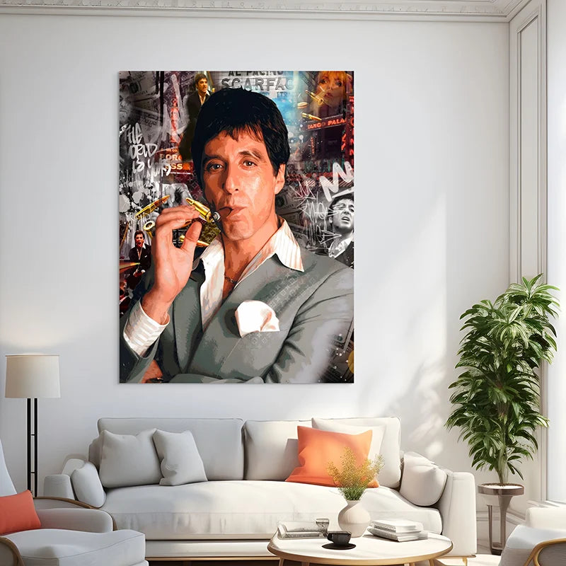 tableau moderne personnage culte cinéma