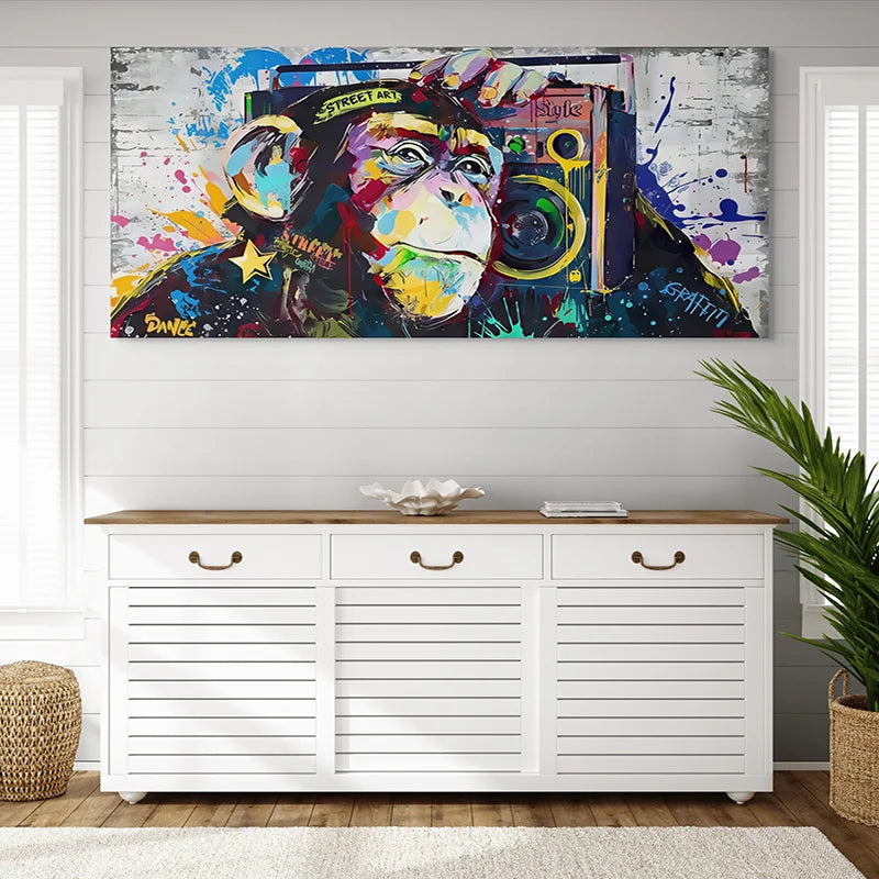 tableau singe XXL