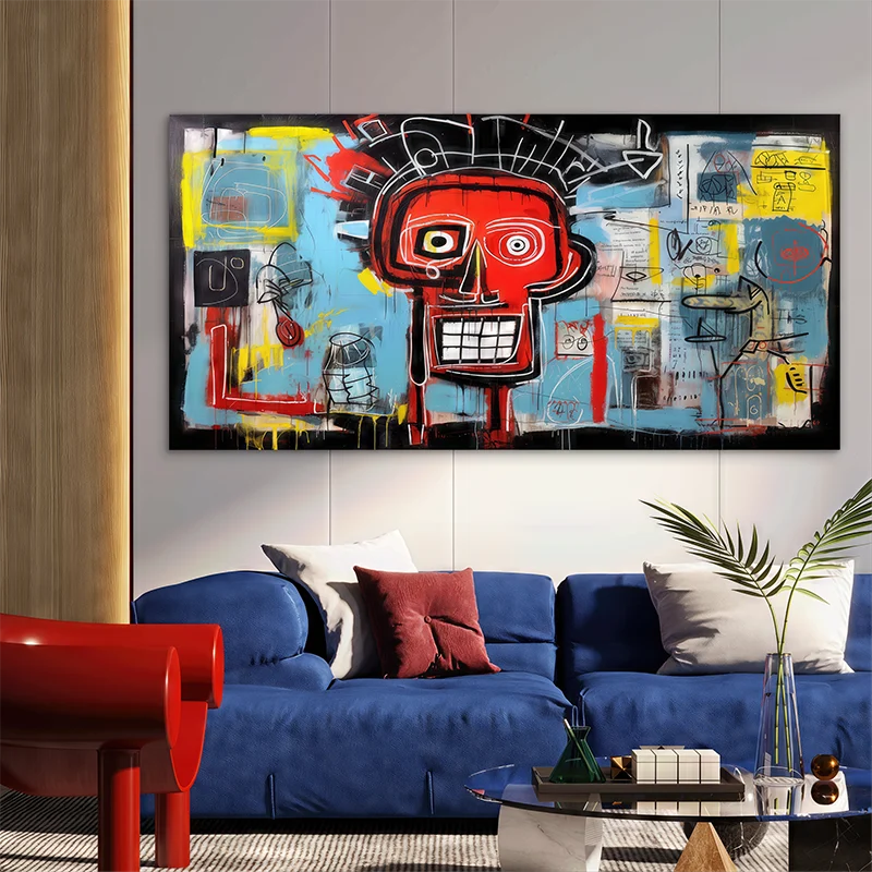 Œuvre graphique contemporaine pour déco de salon originale