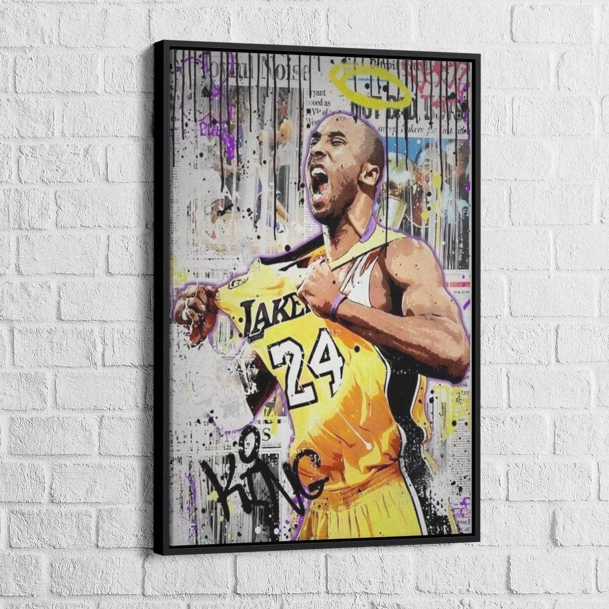 Poster Street Art Kobe Bryant - Montableaudeco